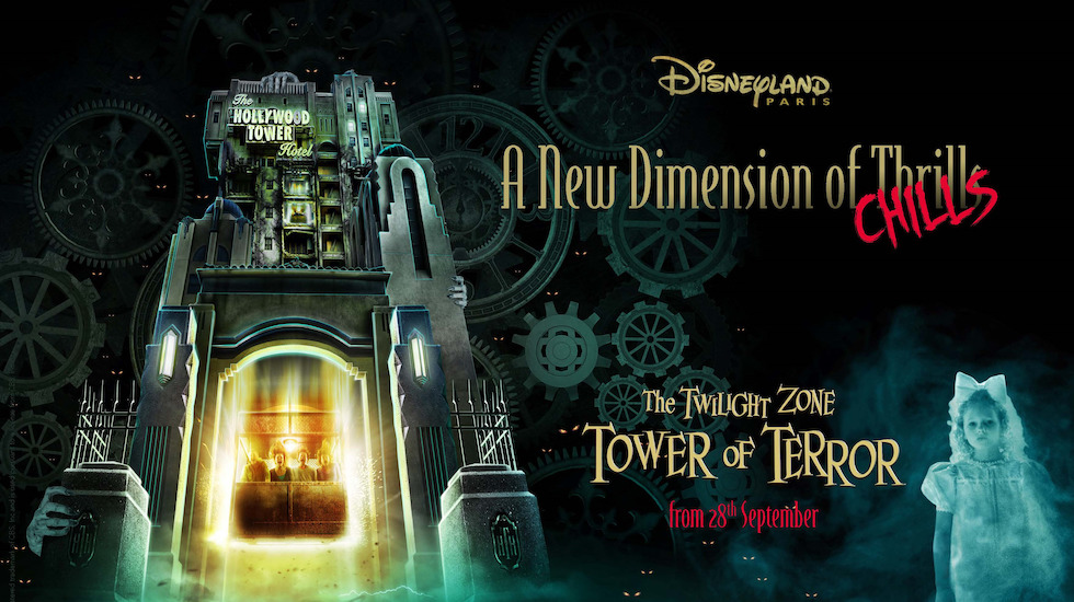 Conceito das novidades na Tower of Terror de Paris, em termos de incrementos e efeitos especiais