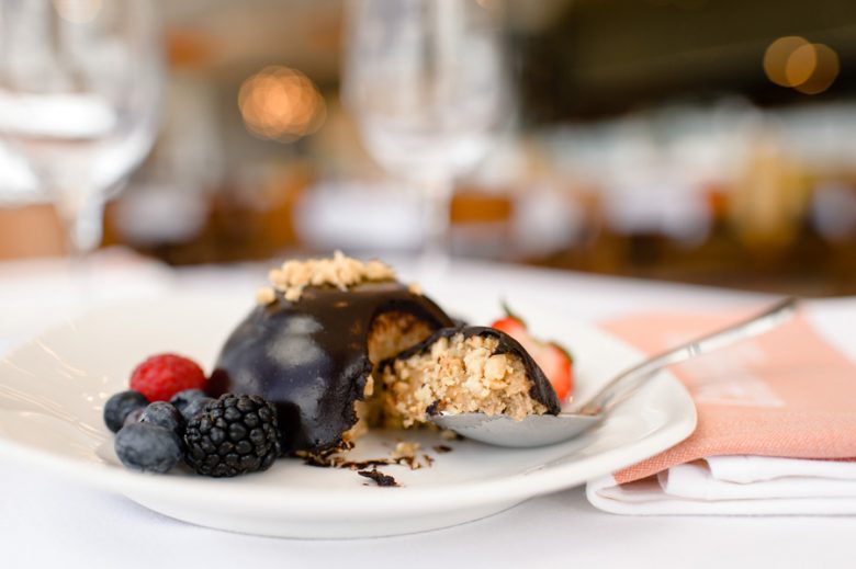 "Cheesecake" de castanha-de-caju, no California Grill. Foto do "cheesecake" de castanha-de-caju, do California Grill.