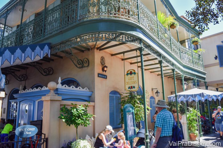 Disneyland California - O Café Orleans tem opções além do hambúrguer!