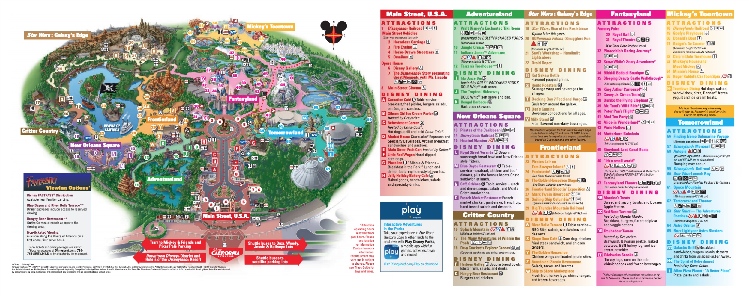 Mapa De Disneyland California 2024 - Dotty Gillian