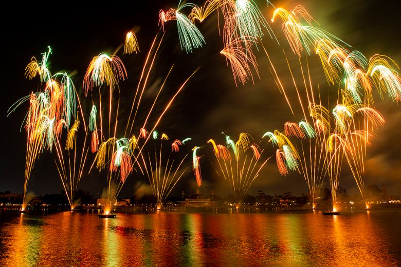 Foto do Illuminations: Reflections of Earth, show de fogos que será substituído no Epcot 