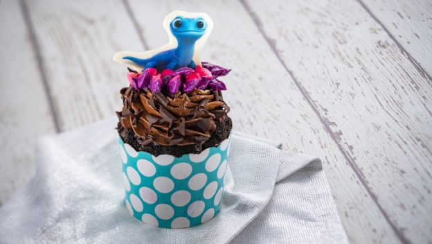 Foto de um cupcake de Frozen que será vendido na Disney