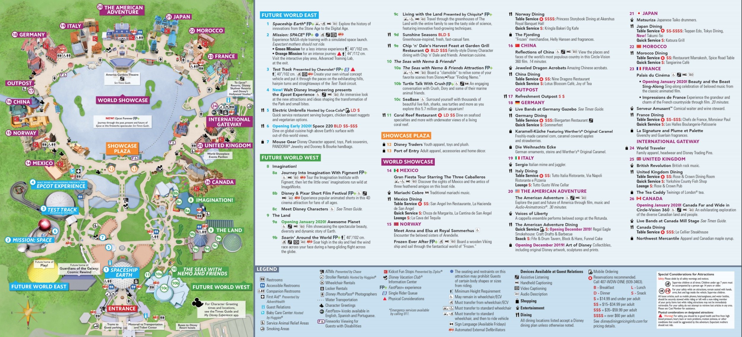 Printable Epcot Map 2024 Shea Yettie