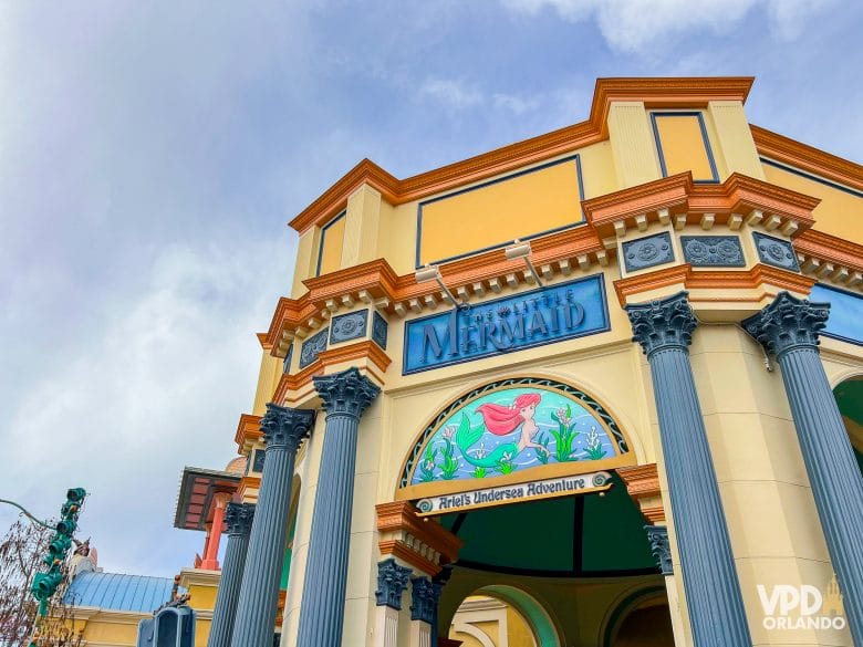 Atração da Pequena Sereia no California Adventure