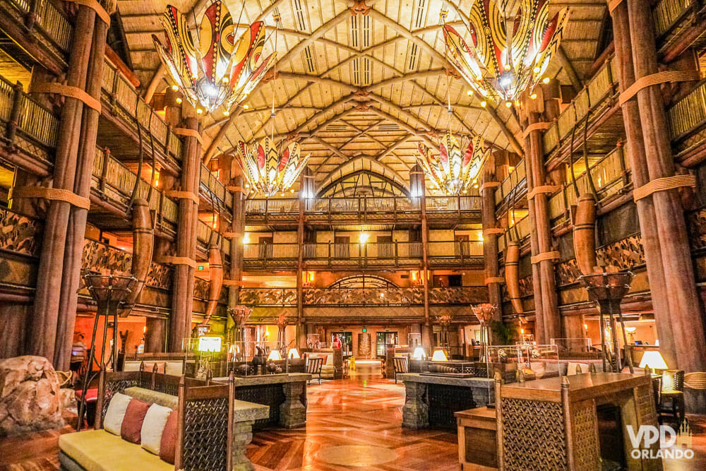 Animal Kingdom Lodge o hotel com os animais em Orlando