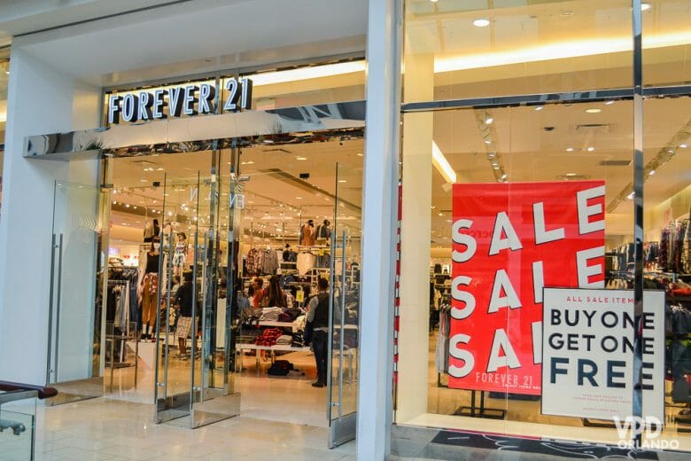 Compras em Orlando - Forever 21 - Ponto Orlando - Ponto Orlando