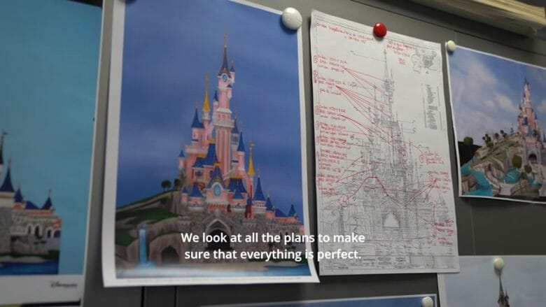 Projeto da reforma Projeto da reforma do castelo da Disneyland Paris