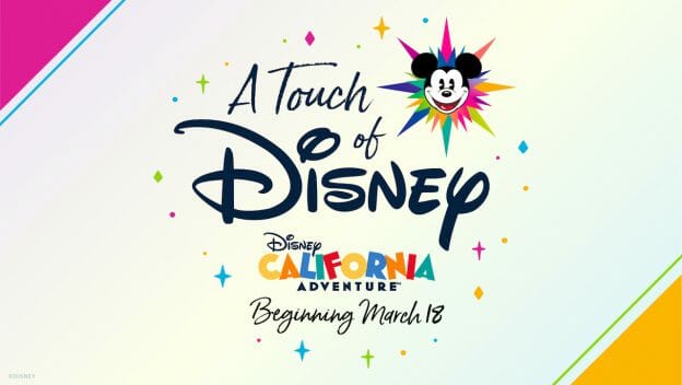 Imagem de divulgação do novo festival do Disney California Adventure, chamado de A Touch of Disney