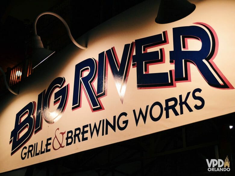 Entrada do Big River Grille.