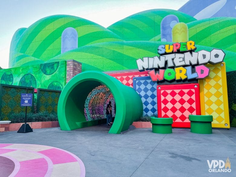 entrada da super nintendo world