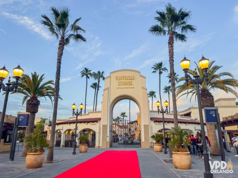 Entrada do Universal Studios Hollywood