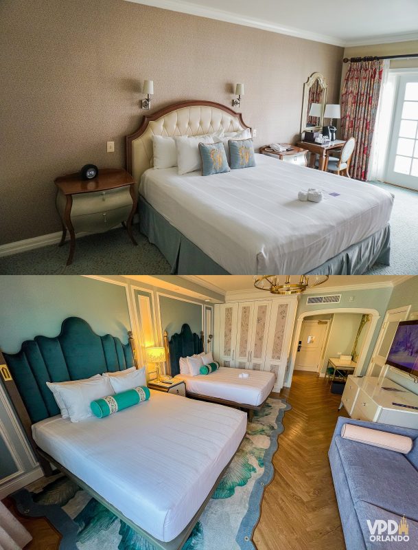 quarto antigo e quarto novo do grand floridian