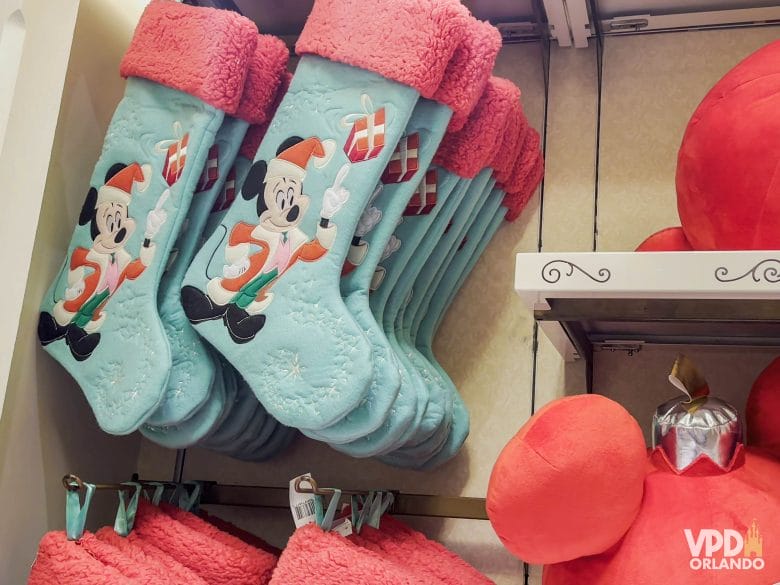 Vários produtos de Natal nas lojas