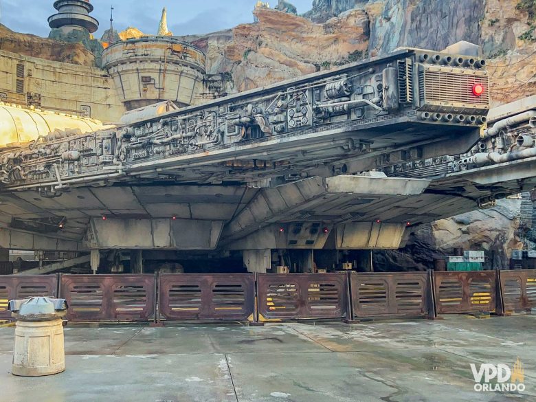 A Millennium Falcon na Galaxy’s Edge 