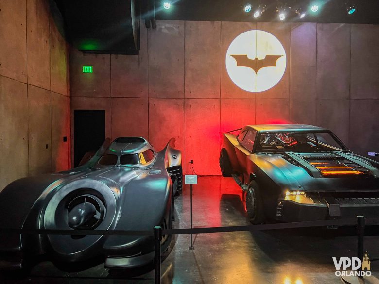 Carros do Batman em exposição