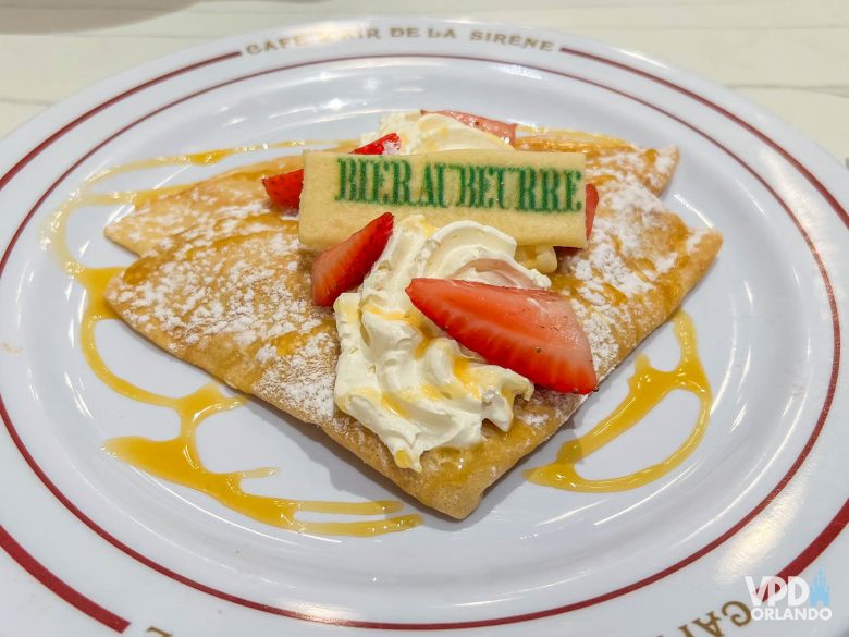 Crepe de cerveja amanteigada de Harry Potter