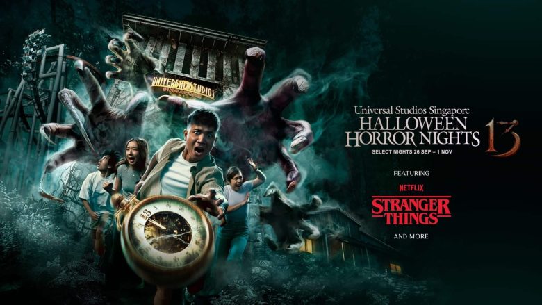imagens de divulgação do Halloween Horror Nights de Singapura
