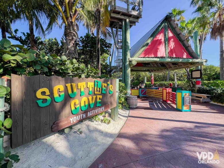 Clubinho das crianças em Castaway Cay