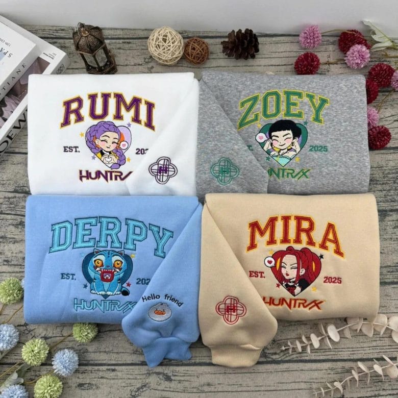 Casaco de moleton inspirado nas Guerreiras do K-Pop