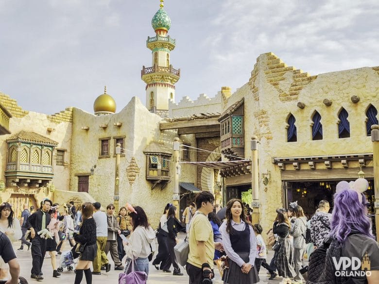 Imagem da área de Arabian Coast no Tokyo DisneySea