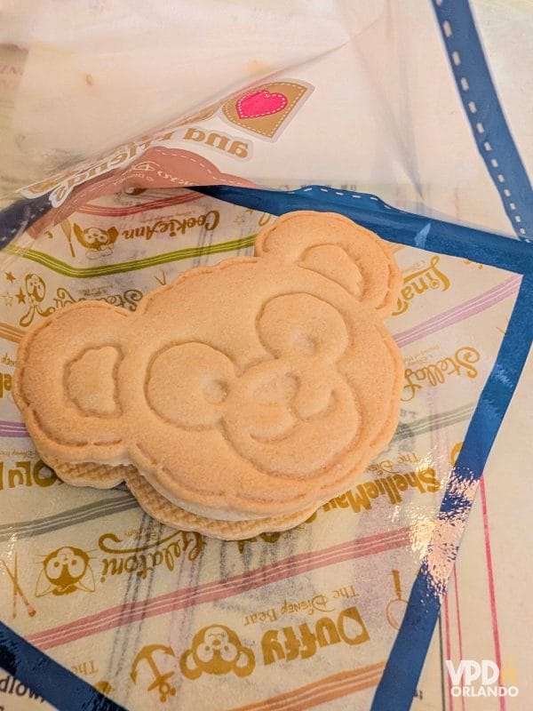 Sobremesa inspirada no ursinho Duffy no Tokyo DisneySea