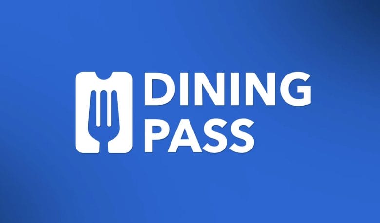 Imagem do logo do Dining Pass oferecido na Universal Hollywood