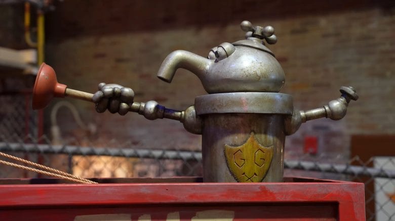 Item de decoração da fila da Rock 'n' Roller Coaster Starring The Muppets