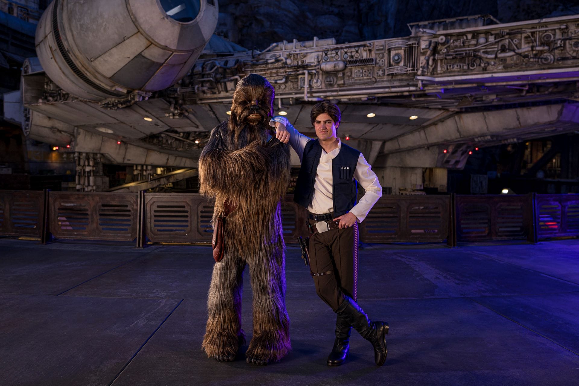 O Han Solo poderá ser encontrado perto da Millennium Falcon na Star Wars: Galaxy’s Edge