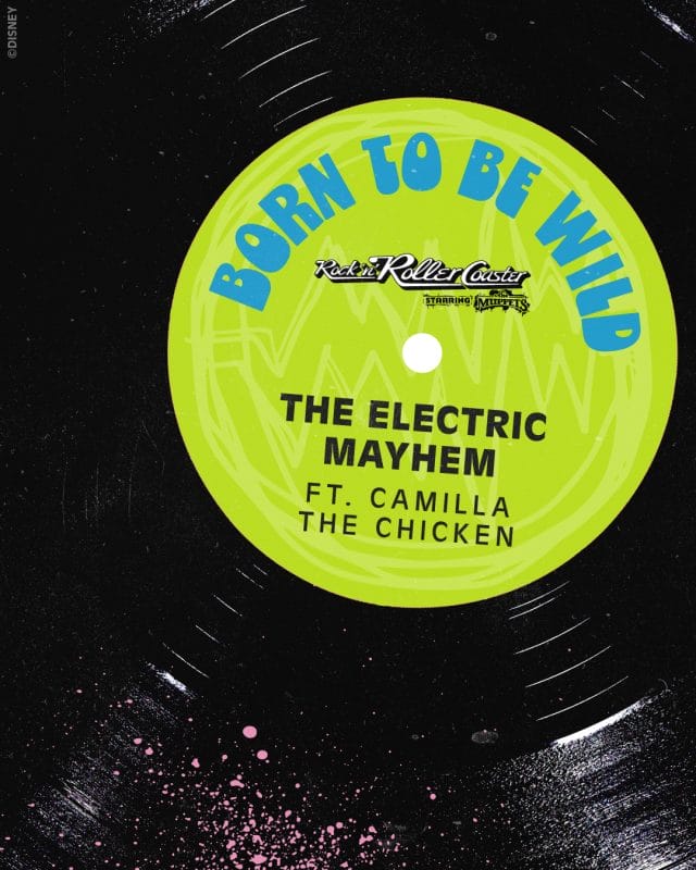 Imagem de divulgação da música Born To Be Wild na Rock ‘n’ Roller Coaster