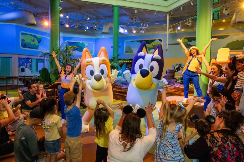 Imagem de divulgação da Bluey’s Wild World no Animal Kingdom