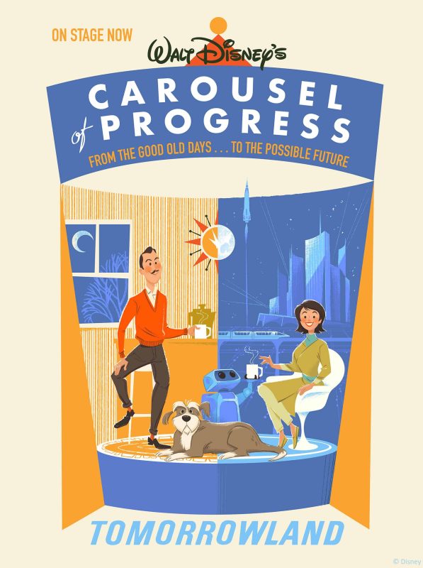 Arte de divulgação da atualização do Carousel of Progress no Magic Kingdom