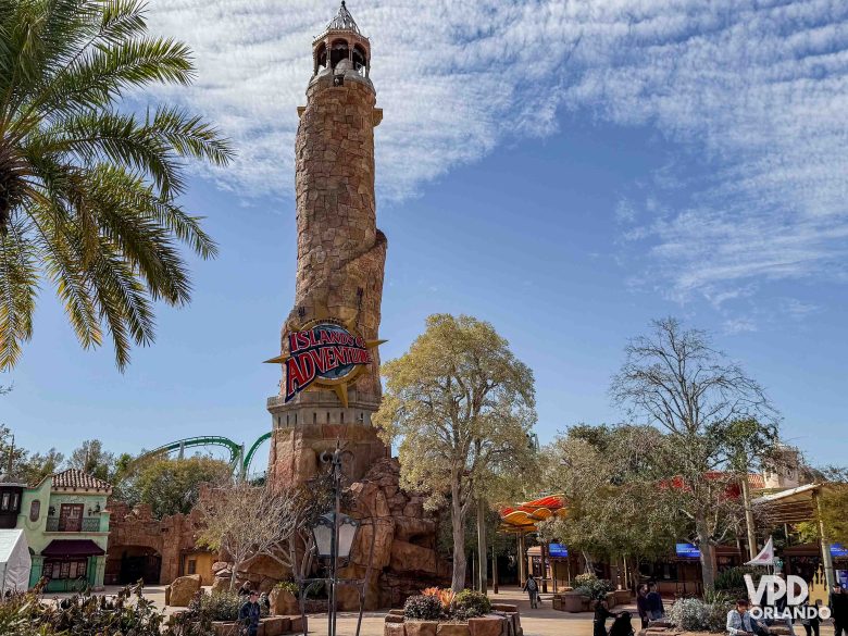 Entrada do parque Islands of Adventure em Orlando