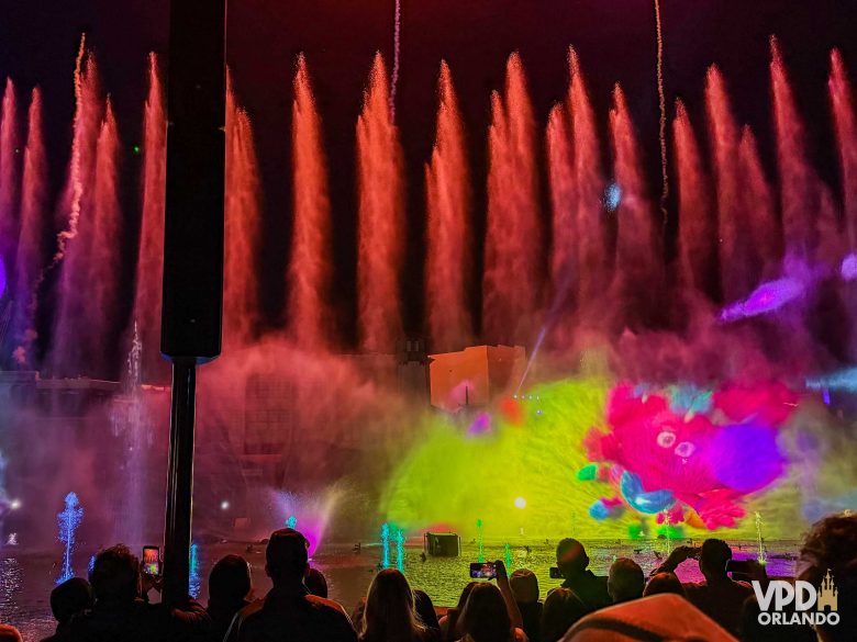 Imagem do espetáculo noturno CineSational: a symphonic spectacular no Universal Studios