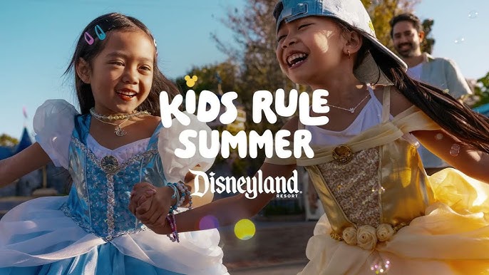 Imagem de divulgação do Kids Rule Summer na Disneyland California